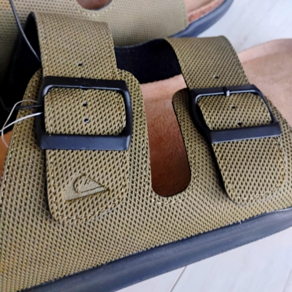 QUIKSILVER NEW Embark Double Strap Deck Sandals Slip-on - Picture 8 of 15